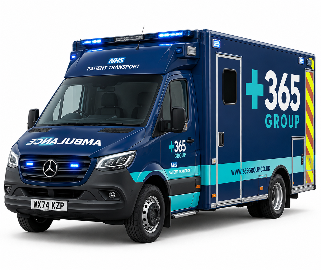 365 Group specialist patient transport ambulance